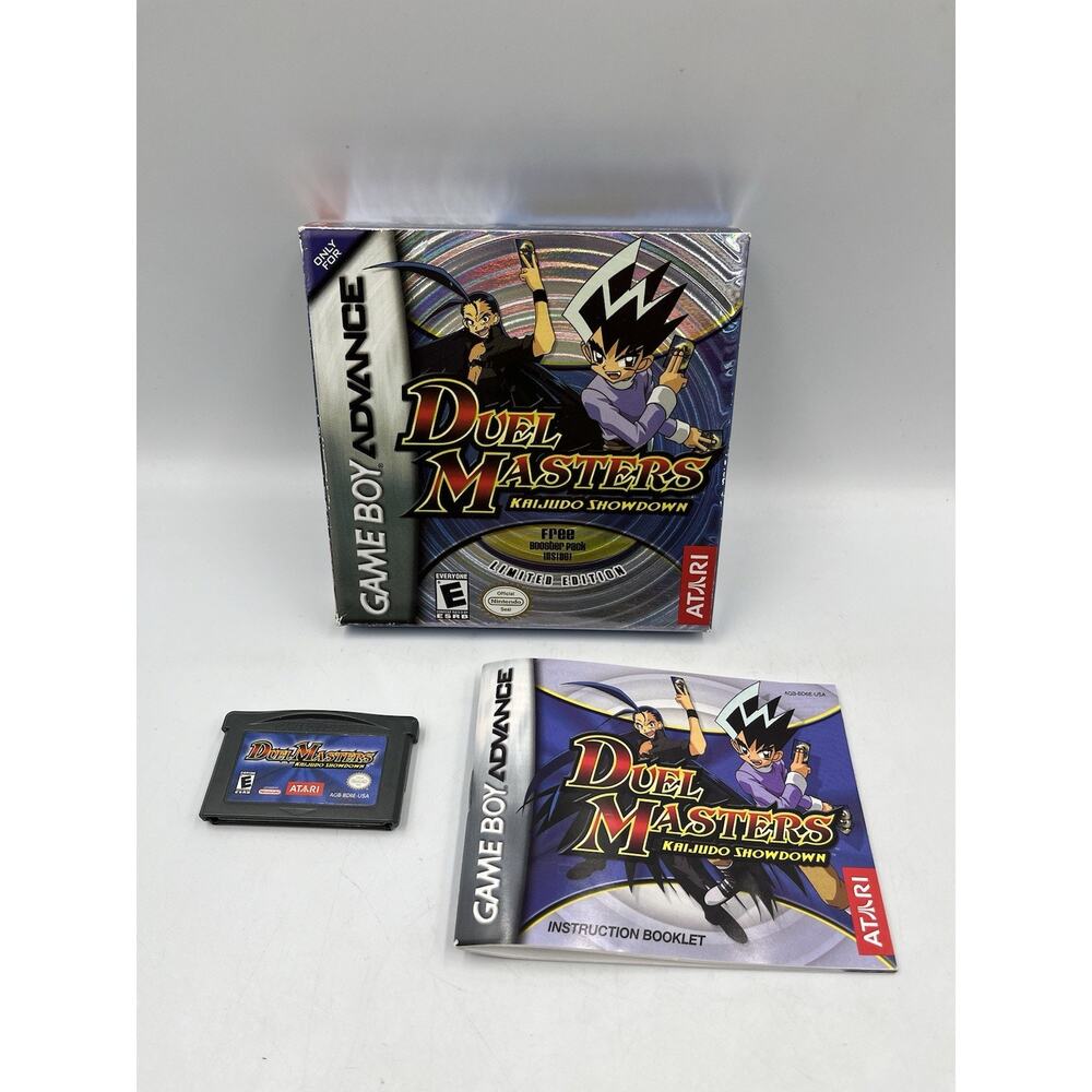 Duel Masters Kaijudo Showdown Nintendo Game Boy Advance GBA Authentic Complete